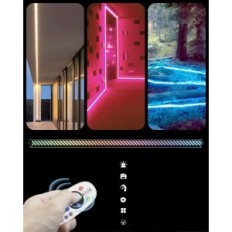 LED Alitove RGB 15 m, 230V, 80 diod / m, IP65, IR kaugjuhtimispult