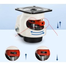 Weibida mēbeļu riteņi, līdz 1500 kg, komplekts no 4 gab, augstums 10-11 cm, balts