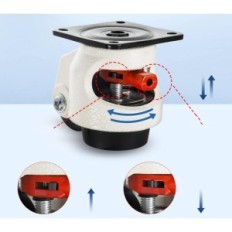 Weibida mēbeļu riteņi, līdz 1500 kg, komplekts no 4 gab, augstums 10-11 cm, balts
