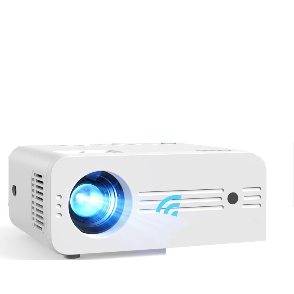 Projektor Akiyo, Full HD 1080p, 10000 lm, 5G Wi-Fi Bluetooth, med stativ