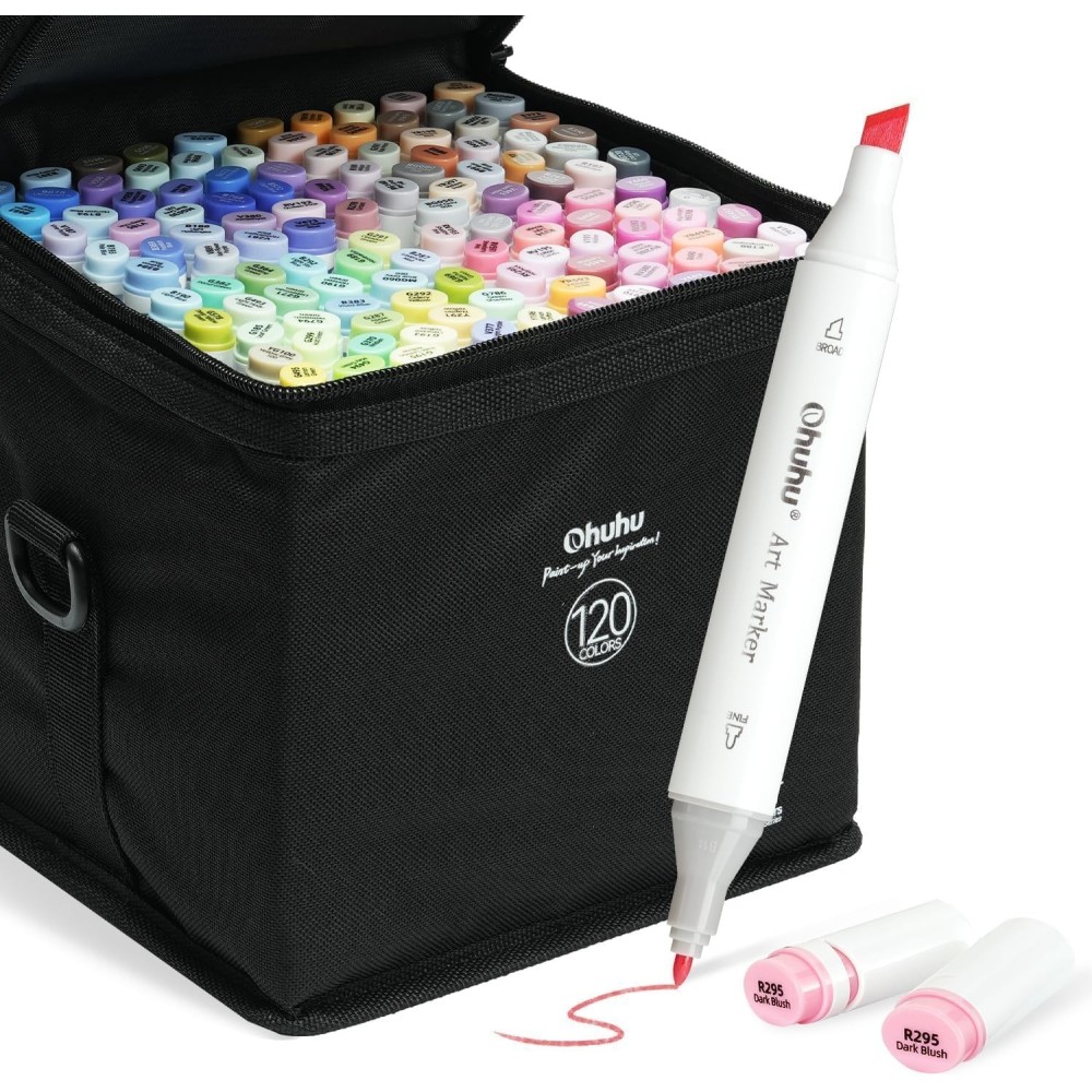 Hellue Y330-80402-11, komplekt 120 värvi, alkoholi põhjal