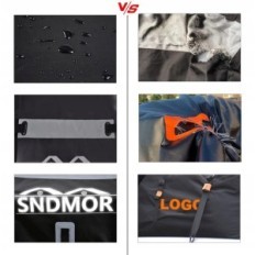 Roof baggage bag SNDMOR 425 L / 0.5M3, gray