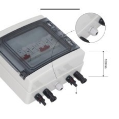 Pajūrio, 2P 32A PV, IP65 automatinis jungiklis, sankryžos dėžutė