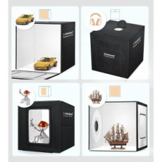 DUCLUS DU5050 PLAATSEL BOX, 50 x 50 x 50 cm, met 216 LED en 6 Achtergronden