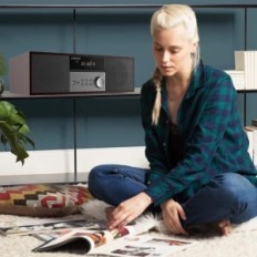 Compact LONPOO Hi-Fi Micro, with CD player, Bluetooth, FM, 40 W