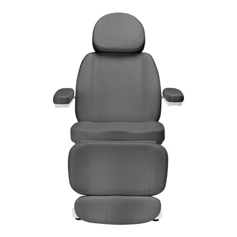 Sillón Eléctrico Cosmético SILLON CLASSIC 4 motores con reclinación gris — vista frontal