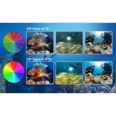 Turbo SX sottomarino, 11000 lumen su 100m, per immersioni, utilizzate