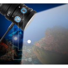 Submarino Turbo SX, 11000 lúmenes en 100m, para buceo, usado