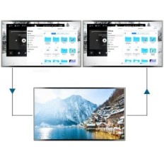 KVM YOUTINGHDAV KC- KVM302AS kapcsoló, 2 monitor, 12V, 4K 60 Hz