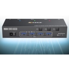Byt KVM YOUTINGHDAV KC-KVM302AS, 2 bildskärmar, 12V, 4K 60 Hz