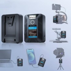 ARTMAN battery, 14.8 V 6700 MAG, for the camera, black