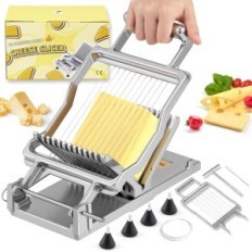 Huanyu Cheese Slicer gemaakt van roestvrijstalen professionele kaas en koude snijder