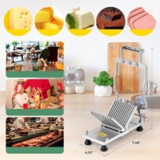 Affettatrice di formaggio Huanyu realizzato in acciaio inox formaggio professionale e cutter a freddo