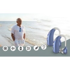 Delmicure 1303D Aiuto acustico con riduzione del rumore blu