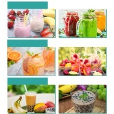 Mixer voor melkcocktails Yjingrui 280 W, 850 ml beker, tentoonstelling