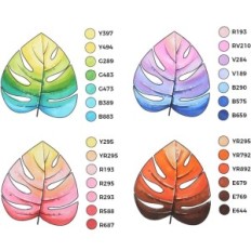 Flamers of Ohuhu, 320 colores, doble puntas a base de alcohol, usadas