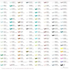 I fluviali di Ohuhu, 320 colori, doppi consigli a base di alcool, usati