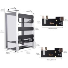 Geekpi DP-0022 8U Deskpi T1 Server kućište, računalo kućište