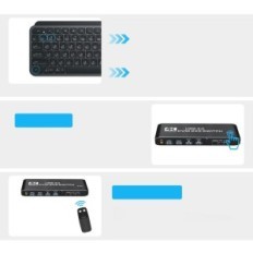 HDIWOUSP KVM-schakelaar, 4K Ultra HD, 2 Monitoren, HDMI 2.0, 120V