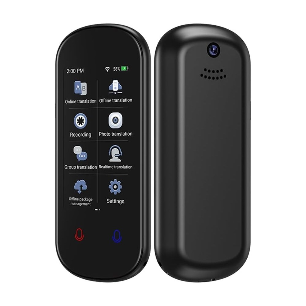 Translator ai translator, 139 languages, two-way translation, black