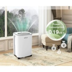 Air Dehumidifier KPUY 12 l, Fugtighedsdisplay, Timer 24, Hvid