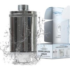 Douchefilter 10 x 5 x 12,7 cm Chrome Waterfilter Sanquell voor badkamer Douche
