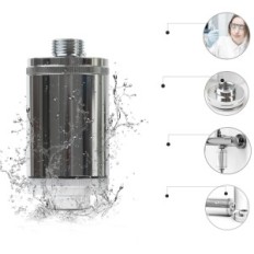 Φίλτρο ντους 10 x 5 x 12,7 cm Chrome Water Filter Sanquell για ντους μπάνιου