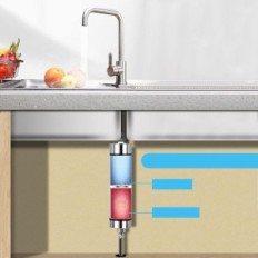 Ηλεκτρονική θερμοσίφωνας ροής Btstil, 3,5 kW, έκθεση