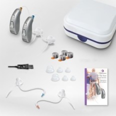 Delmicure 702D 4 Modos de aparelho auditiva dispositivo avançado para melhorar a audição com redução de ruído