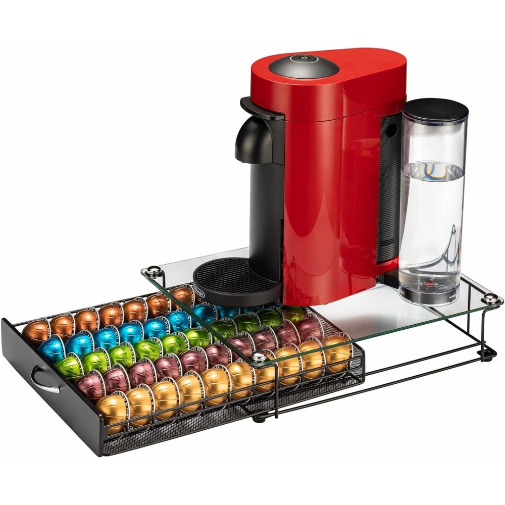 Capsule Holder Rice Rat, 50 kapsler, Sort