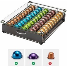 Capsule holder Rice Rat, 50 capsules, black