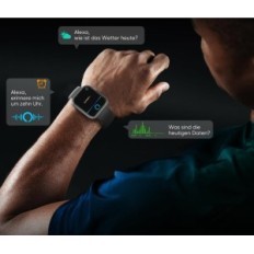 SmartWatch FTPOLO ID208Plus, 1,8 '' IP68-näyttö, yli 110 tilaa, musta