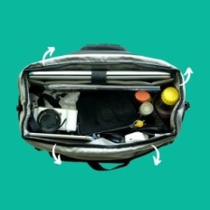 Vincita Bicycle Sac, Big Nash, B181B-2 + 0, Noir