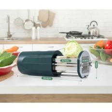 Clicción eléctrica para papas Huanyu WL-WDN-PC01, 2 cuchillas, verde