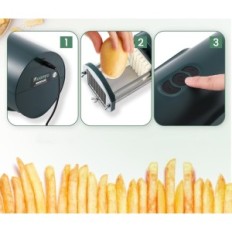 Slicer elétrico para Batatas Huanyu WL-WDN-PC01, 2 lâminas, verde