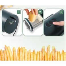 Slicer elétrico para Batatas Huanyu WL-WDN-PC01, 2 lâminas, verde