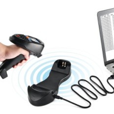 Wireless JRHC 1D 2.2 "Barcode Scanner s polnilno postajo