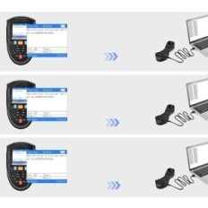 Wireless JRHC 1D 2.2 "Barcode Scanner s polnilno postajo