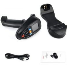 Scanner di codici a barre wireless JRHC 1D 2.2 "con stazione di ricarica