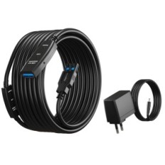 Amplificador de extensão mutecpower ativo, tipo USB A, 15 metros