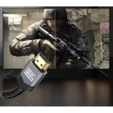 JSAUX HDMI vlákno optický kabel 2,1 15 metrů FAST HDMI kabel pro překročení 8K a zvuk bez zpoždění na dlouhé vzdálenosti