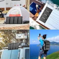 SinKeu hajtogatott napelem, 40 W, 15 V, 93,8 x 36,5 x 2 cm