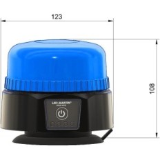 LED-Martin XR20 Eco Warning lamp, magnet, battery