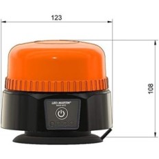 Flash LED-Martin XR20 kollane, magnet, aku