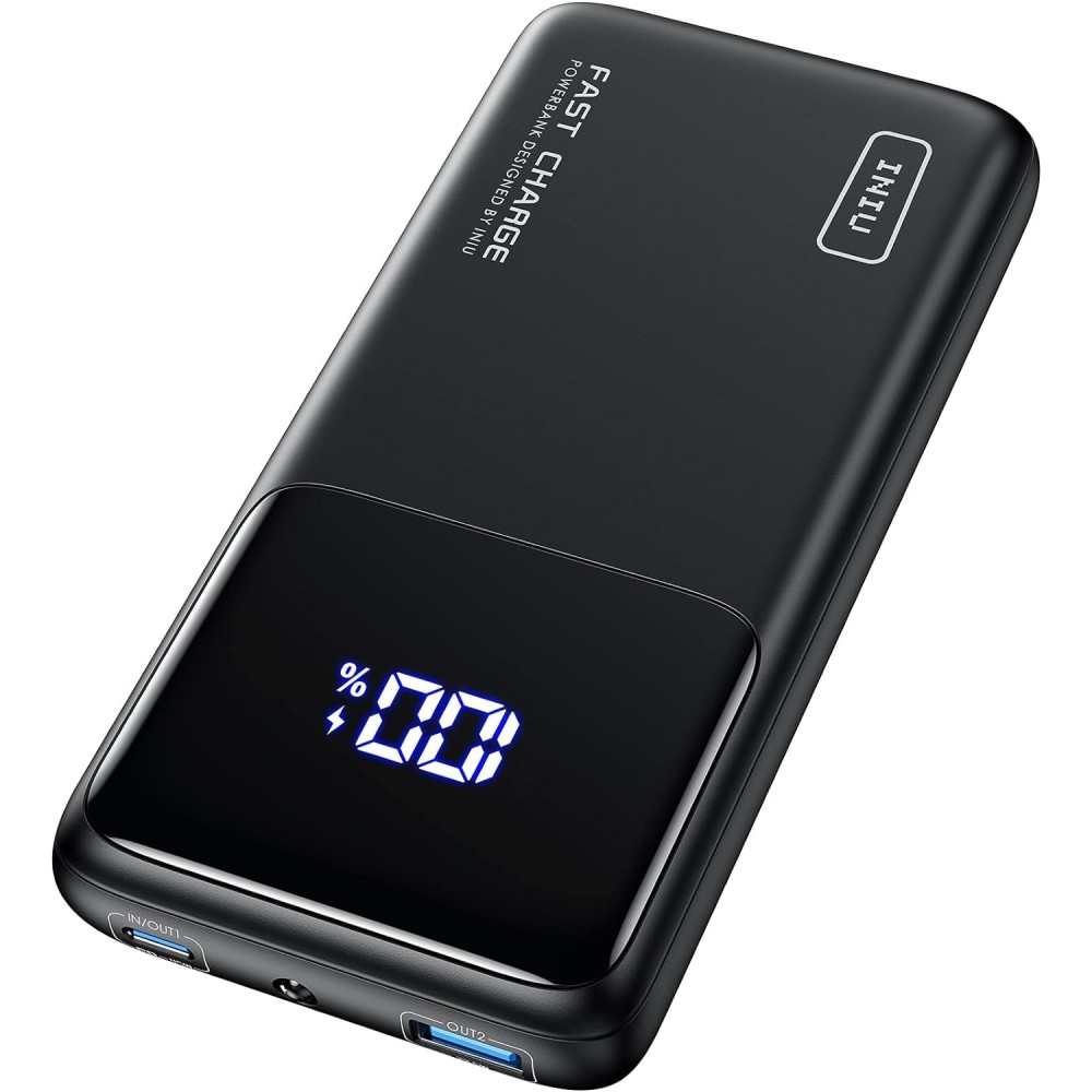 Banco de energía INIU BI-B62 45 W, 15,000 MAH, PD3.0 QC4.0, sale 3 a