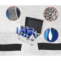 BRSCHNITT diamond drill set, 10mm 50mm, blue