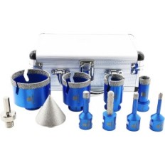 BRSCHNITT diamond drill set, 10mm 50mm, blue