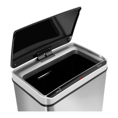 Cesta automática de desechos de camión de basura con rango de sensor de movimiento 20 cm 60 l