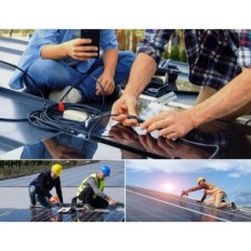 G-stikkabel GP-Sol6-50m-Rd i 50 m, 6 mm, røde fotovoltaiske paneler