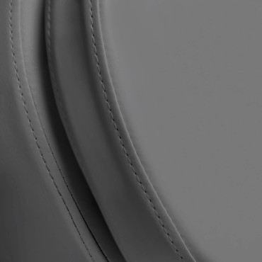 Poltrona estetica elettrica SILLON CLASSIC 3 motori con poggiapiedi pedi grigio — primo piano del bracciolo
